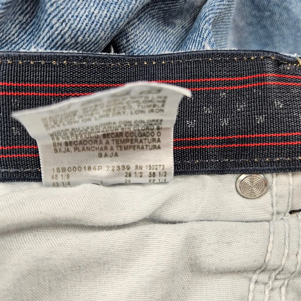 Wrangler Mens Regular Fit Light Wash Denim Jeans 42x29 855WAQL Straight Leg